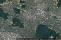 Vue aérienne de Zürich / Oerlikon