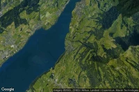 Vue aérienne de Greppen