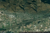 Vue aérienne de Cugnasco