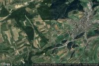 Vue aérienne de Courtedoux