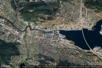 Vue aérienne de Sundsvall