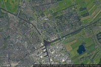 Vue aérienne de Oosterhoogebrug