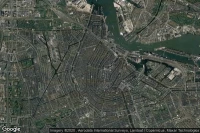 Vue aérienne de Amsterdam