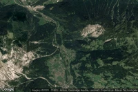 Vue aérienne de Sankt Anton im Montafon