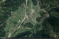 Vue aérienne de Reutte