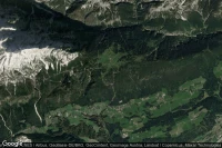 Vue aérienne de Gnadenwald