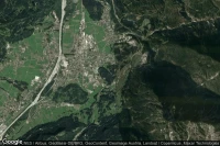 Vue aérienne de Breitenwang