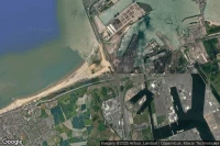 Vue aérienne de Zeebrugge
