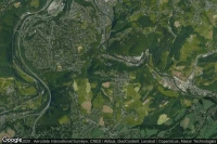 Vue aérienne de Chaudfontaine