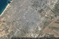 Vue aérienne de Gaza
