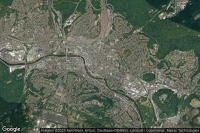 Vue aérienne de Saarbrucken
