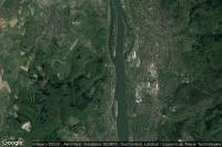 Vue aérienne de Rolandseck