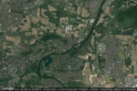 Vue aérienne de Stuttgart Muehlhausen