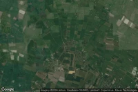 Vue aérienne de Midlum