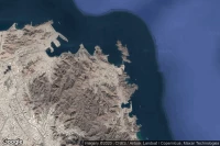 Vue aérienne de Muscat