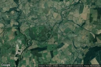 Vue aérienne de Clonegal