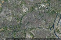 Vue aérienne de Strasbourg