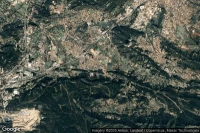 Vue aérienne de Simiane-Collongue