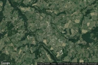 Vue aérienne de Saint-Leonard-de-Noblat