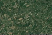 Vue aérienne de Rauville-la-Bigot
