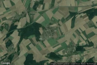 Vue aérienne de Quevauvillers