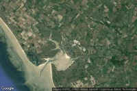 Vue aérienne de Portbail