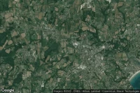 Vue aérienne de Pleuven