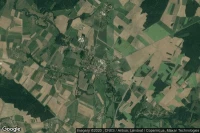 Vue aérienne de Pesmes