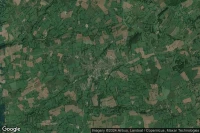 Vue aérienne de Percy