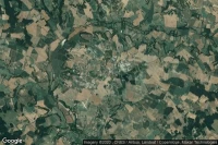 Vue aérienne de Monflanquin