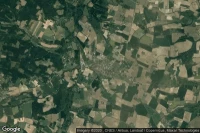 Vue aérienne de Mezin