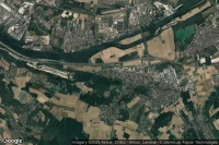 Vue aérienne de Mezieres-sur-Seine