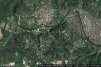 Vue aérienne de Marsac-sur-l'Isle