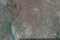 Vue aérienne de Lyon