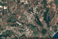 Vue aérienne de Ghisonaccia