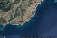 Vue aérienne de Fontvieille
