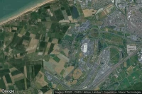 Vue aérienne de Coquelles