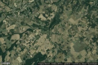 Vue aérienne de Châteauvieux