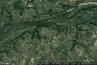 Vue aérienne de Champtoceaux