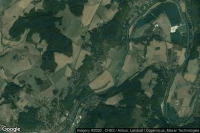 Vue aérienne de Chamigny