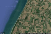 Vue aérienne de Cauville-sur-Mer