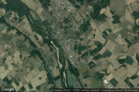 Vue aérienne de Briare