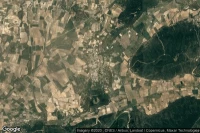 Vue aérienne de Blauzac