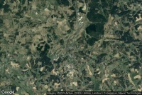 Vue aérienne de Aumont-Aubrac