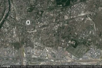 Vue aérienne de Aubervilliers