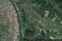 Vue aérienne de Amfreville-la-Mi-Voie