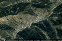 Vue aérienne de Andorra la Vella