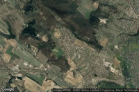 Vue aérienne de Pilisborosjeno