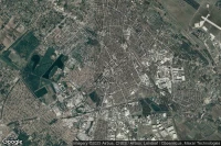 Vue aérienne de Kecskemet