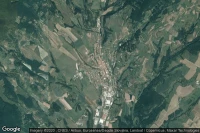 Vue aérienne de Krupina